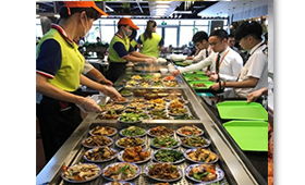 中山工廠飯堂承包公司盛弘餐飲 以酒店式高標準管理，守護員工“舌尖上的安全”